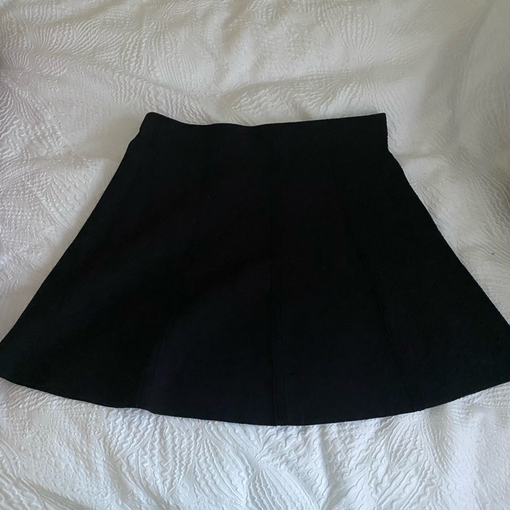 Mini black skirt